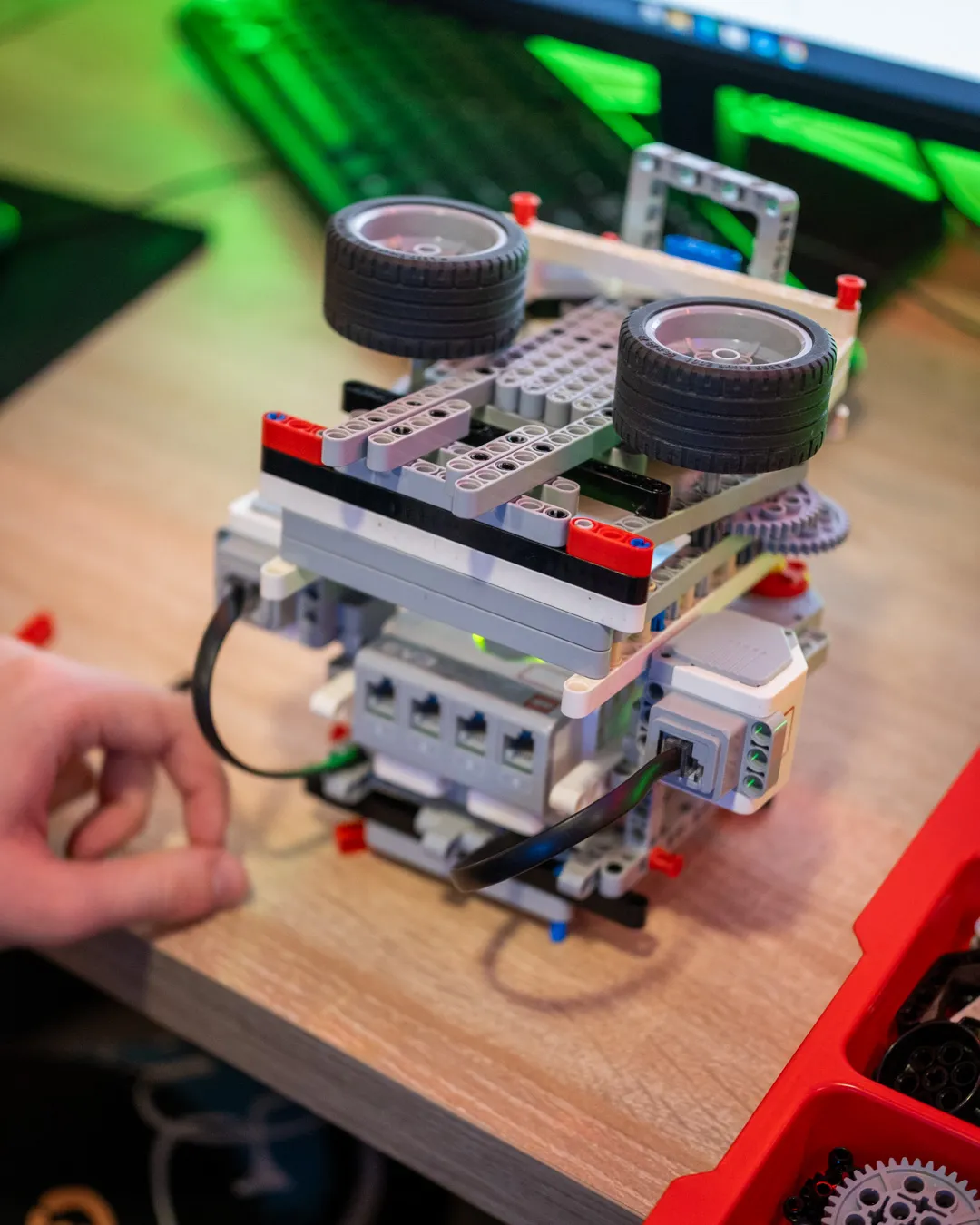Roboty LEGO Mindstorms zbudowane na kursie IT-Club.Academy