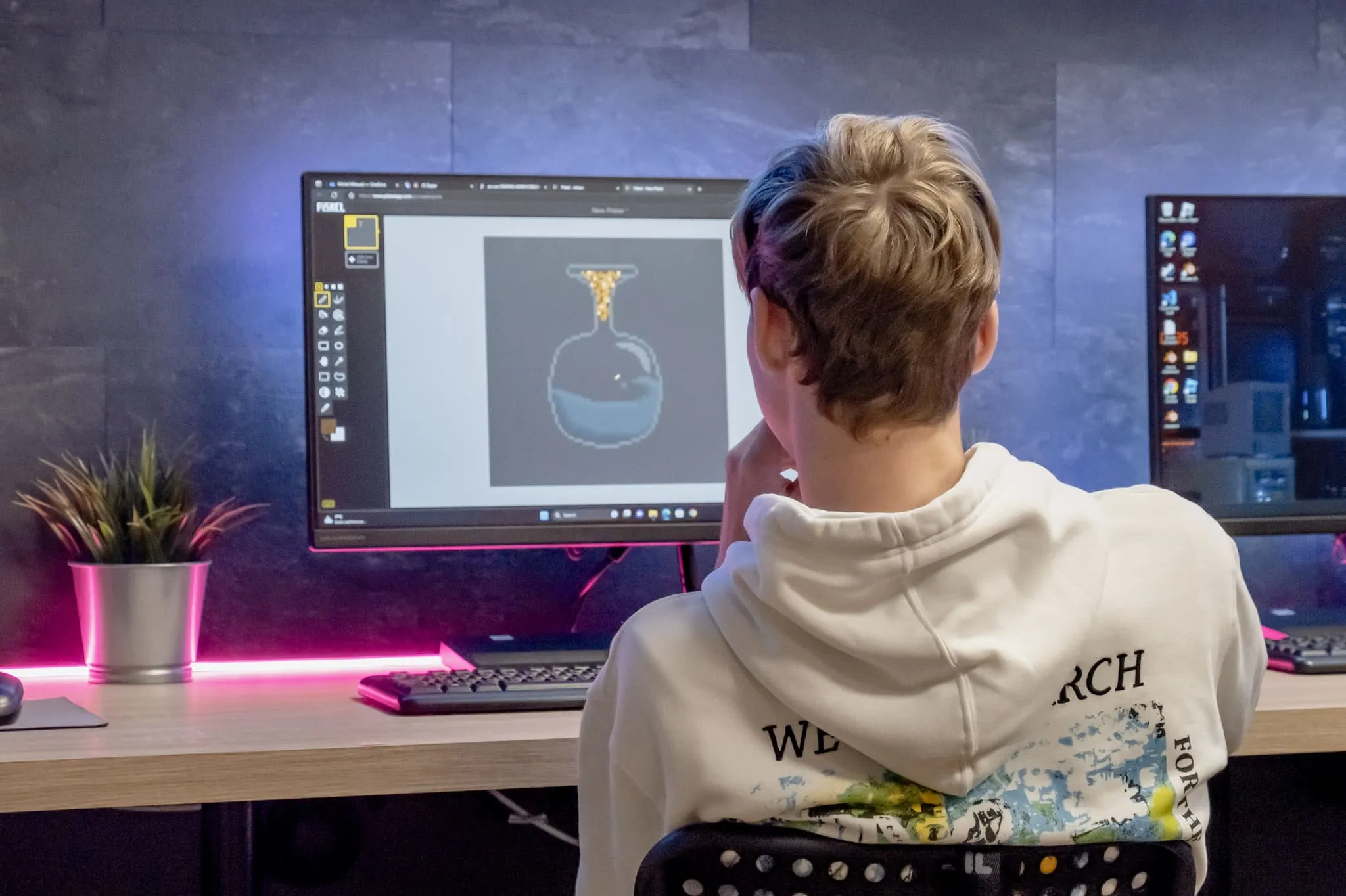 Gotowa ilustracja cyfrowa wykonana przez uczestnika kursu