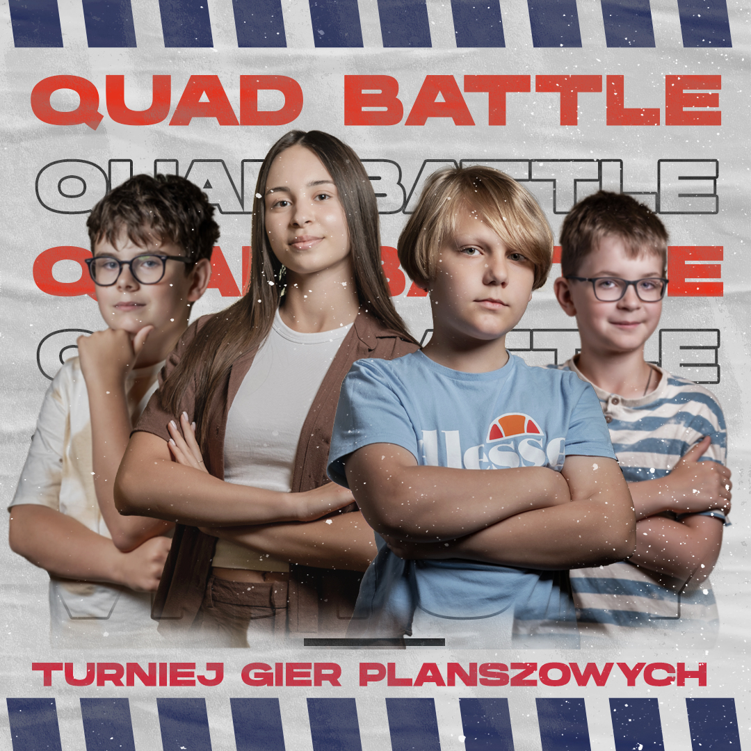 Quad Battle. It-Club.Academy. Turniej gier planszowych.

Cztery konkurencje. Cztery różne gry. A w każdej — tylko jeden reprezentant.
Raz wybrany, raz wykorzystany… drugi raz nie będzie okazji.
Transmisja na żywo, gdzie każdy błąd i każdy sukces zobaczą wszyscy. Czy Wasza drużyna potrafi dobrze wyczuć swoje mocne strony? Czy zagracie strategią, czy – instynktem?

🗓️ Sobota, 13 grudnia, o 16:00

Przygotujcie się na wydarzenie, w którym liczy się spryt, zimna krew i współpraca.
Reszta… wyjdzie w praniu.

CZEKAMY NA KAŻDEGO.
📝 Zapisy i szczegóły u kierownika klubu.
Mateusz Bielski | 667 480 083

Wejdźcie do gry — jeśli odważycie się podjąć wyzwanie.

 #itclubacademy #it_club #QuadBattle #QuadBattle2025 #QuadBattle_ItClub