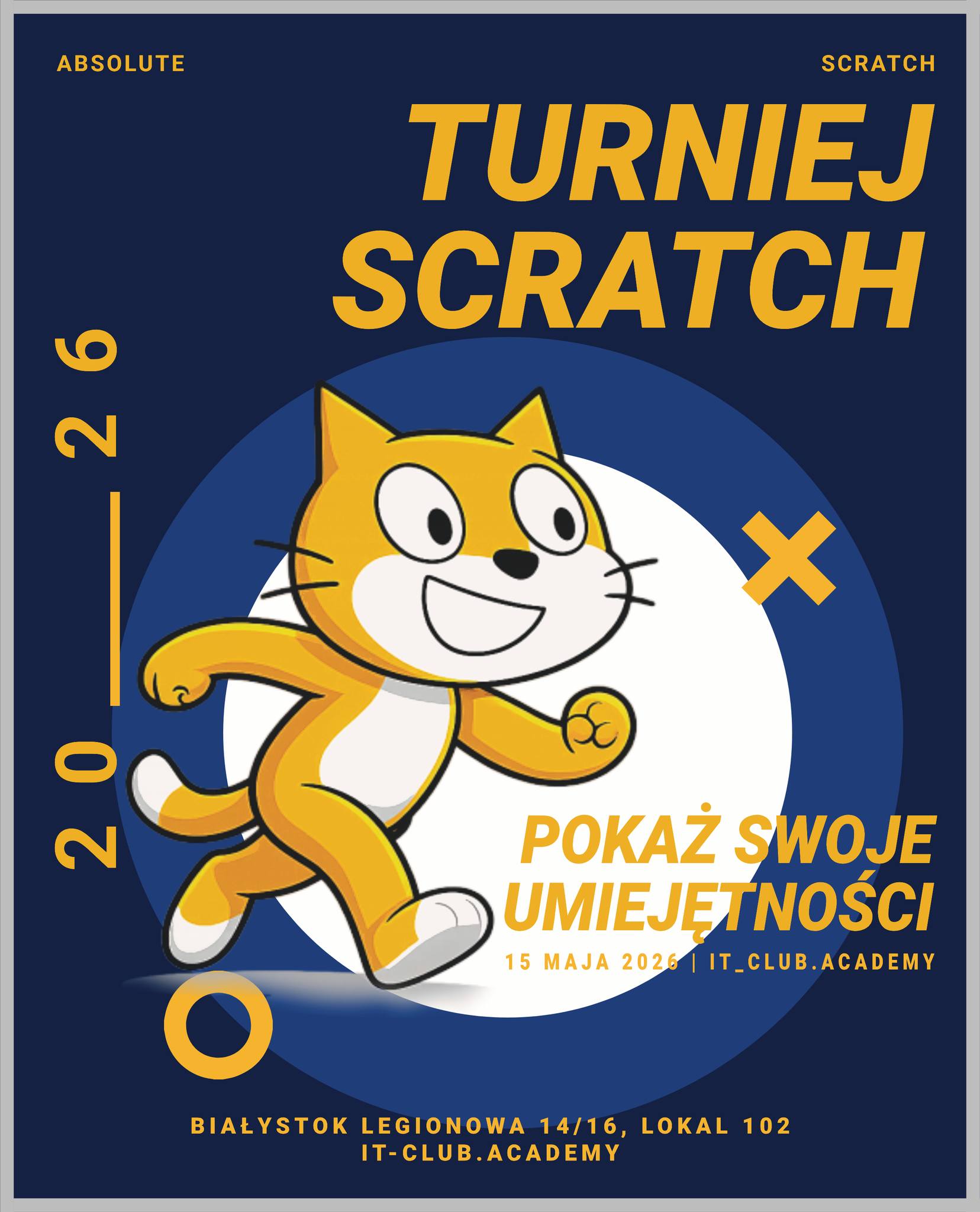 Turniej Scratch rozpoczęty!

Przed uczniami kursu Tworzenie gier w&nbsp;Scratch oraz&nbsp;w&nbsp;nowej kategorii Absolute - dla&nbsp;pozostałych naszych uczniów - zadanie stworzyć własną grę - bez ograniczeń i&nbsp;według własnej wizji. Do&nbsp;stworzenia gry, uczestnicy muszą wykorzystać postacie i&nbsp;tła przygotowane przez&nbsp;uczestników kursu grafiki komputerowej, które powstały podczas Turnieju Grafiki Pikselowej w&nbsp;listopadzie. Dodatkowo istnieje możliwość doprojektowania własnych projektów graficznych.

Uczestnicy zaprezentują jak potrafią zaplanować projekt, napisać kod oraz&nbsp;wykorzystać gotowe materiały graficzne w&nbsp;praktycznym zadaniu. Skupią się na&nbsp;logicznym myśleniu, samodzielności i&nbsp;umiejętności pracy z&nbsp;gotowymi zasobami.

📆 Już w&nbsp;czerwcu poznamy wyniki! W&nbsp;składzie jury zasiądą:
🔹 Aliaksandr Busel – Założyciel It-Club Academy oraz&nbsp;MaratHabitat @marathabitat doświadczony przedsiębiorca oraz&nbsp;inwestor Start-upów młodych wizjonerów i&nbsp;pionierów
🔹 Anna Volskaya – Współzałożycielka It-Club.Academy oraz&nbsp;MaratHabitat, doświadczona specjalistka w&nbsp;tworzeniu brandu i&nbsp;jego strategii brandingowej, identyfikacji wizualnej oraz&nbsp;kształtowania kultury organizacyjnej
🔹 Aliaksei Nemahai – Współzałożyciel MaratHabitat, doświadczony programista i&nbsp;automatyk, twórca profesjonalnych stron internetowych i&nbsp;gier oraz&nbsp;ceniony nauczyciel w&nbsp;zakresie IT, programowania oraz&nbsp;robotyki

Chcemy, aby&nbsp;każdy z&nbsp;uczestników zobaczył, jak wiele potrafi i&nbsp;ile osiągnął 📈 dzięki regularnej nauce pod&nbsp;okiem naszych trenerów i&nbsp;własnemu zaangażowaniu.

Obserwuj nas aby&nbsp;zobaczyć najlepsze projekty 🔥

#itclubacademy #IT_Club #it_club #Programowanie #kursydladzieci #Informatyka #ProgramowanieDlaDzieci #scratch #Białystok #Edukacja